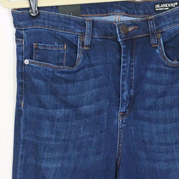 NWT Blank NYC The Great Jones 12" High Rise Skinny Jeans Medium Dark Wash Sz 31 - Picture 13 of 13